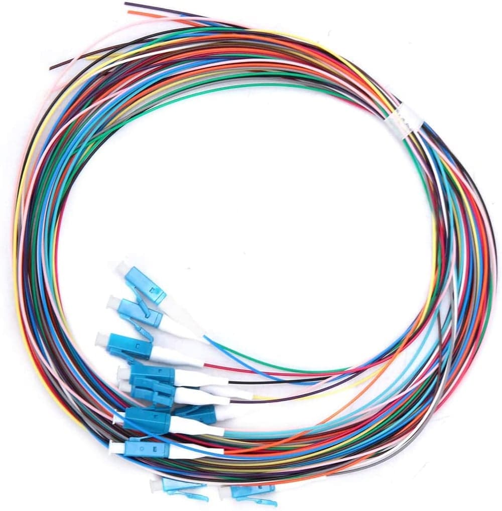 Set 12 Pigtail Fibra Ottica Monomodale OS2 LC 9/125 2m - Techly Professional ILWL PG-LC-OS2