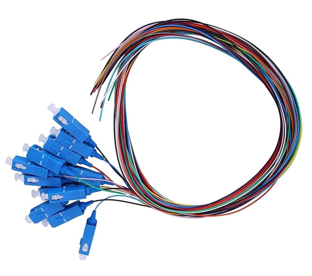 Set 12 Pigtail Fibra Ottica Monomodale OS2 SC 9/125 2m - Techly Professional ILWL PG-SC-OS2