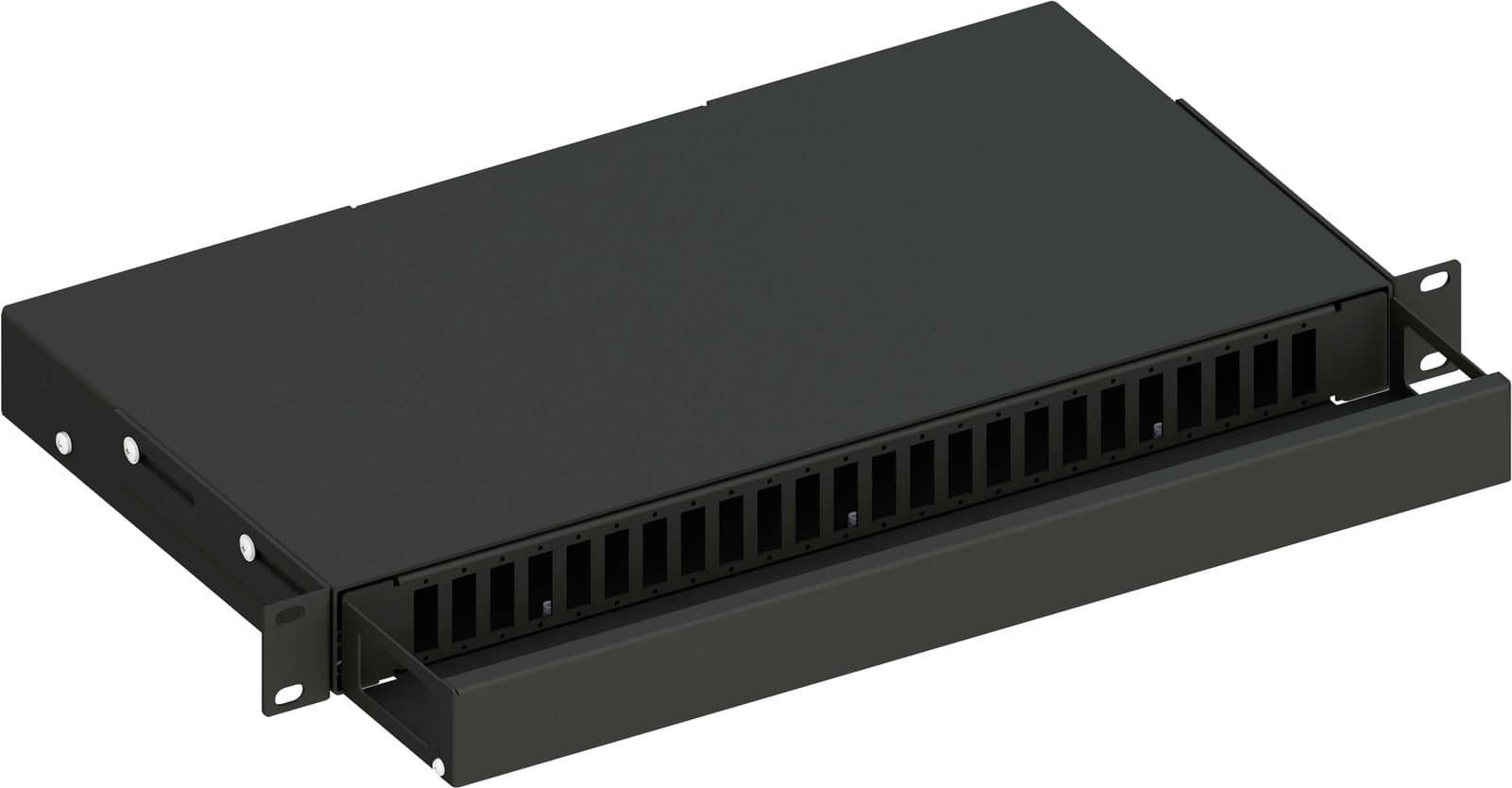 Cassetto Ottico 19" Scorrevole Piastra Frontale per 24 SC Duplex - Techly Professional ILWL SBE-24SCDB