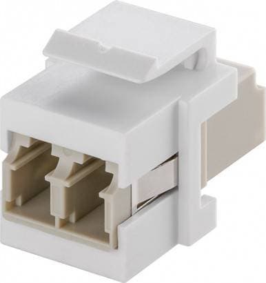 Adattatore Keystone 2x LC Duplex Femmina Fibra Ottica - Goobay ILWL-KEY-2LCDX