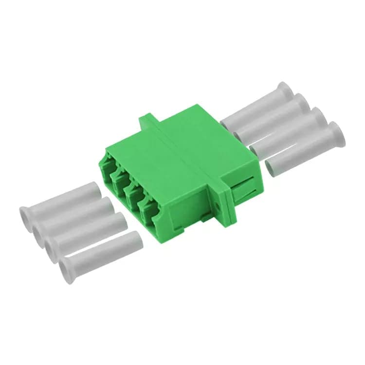 Adattatore Quadruplo LC/APC Monomodale Manicotto in Ceramica SC Duplex Verde - ILWL-SB-4LC/APCE