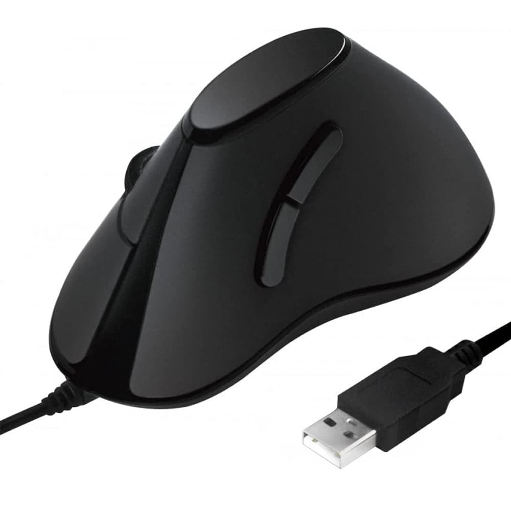 Mouse Verticale Ottico Ergonomico USB 1000dpi Nero - Logilink IM 158-U-VER
