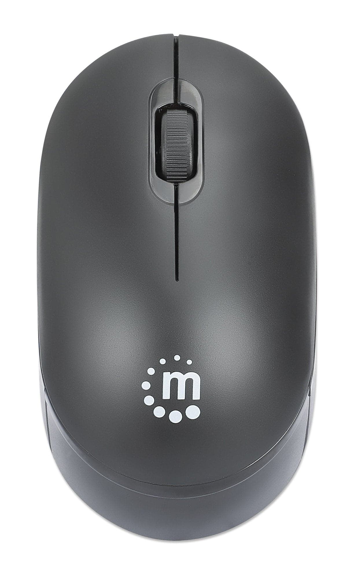 Mouse Ottico Wireless USB 1000 Dpi Nero - Manhattan IM 190-1200WBK