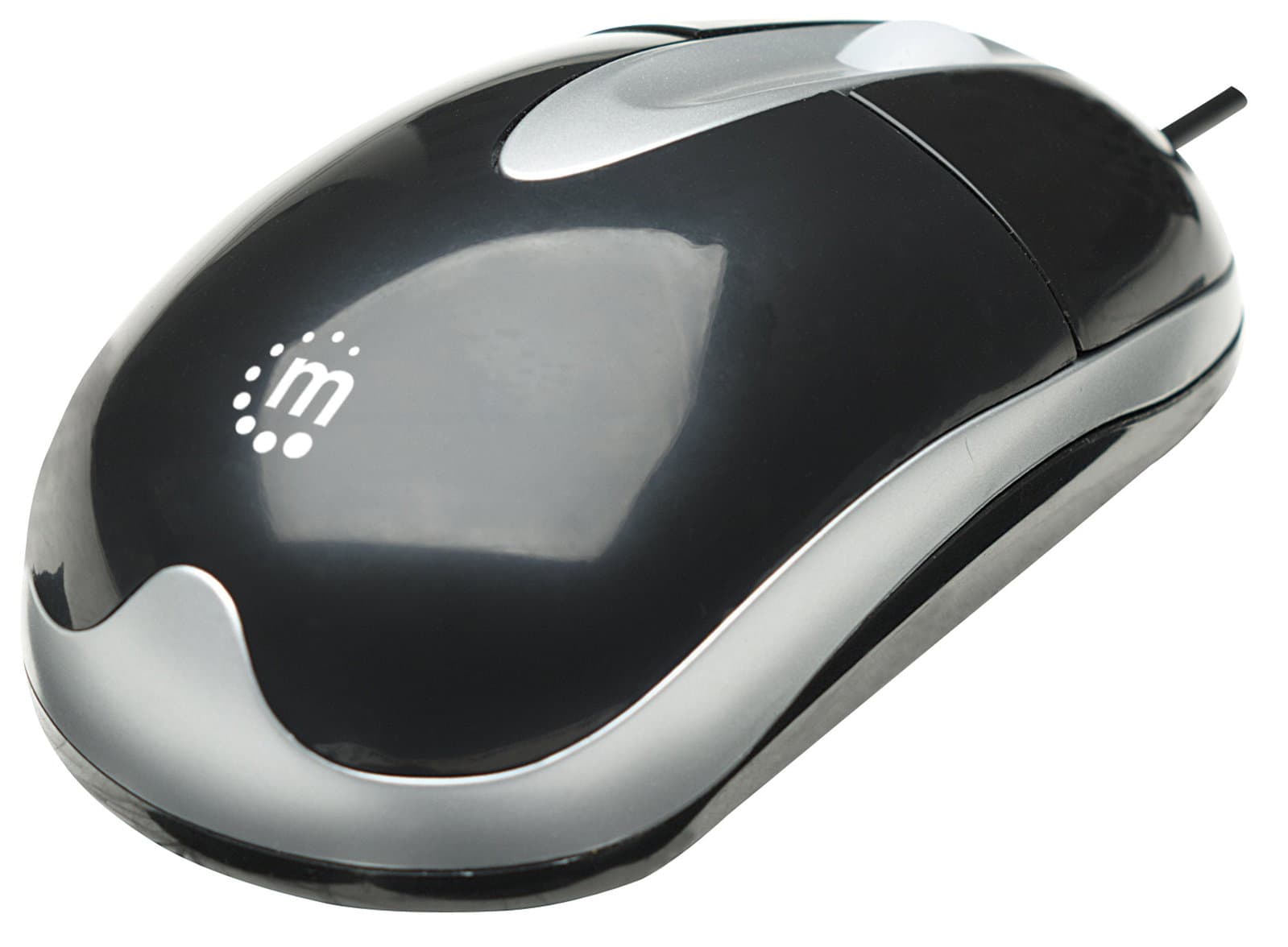 Mouse Ottico PS2 1000 Dpi Nero, Ambidestro - Manhattan IM 900-P-PS2