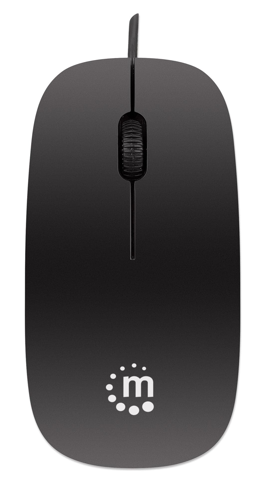 Mini Mouse Ottico USB Silhouette 1000 Dpi Nero - Manhattan IM 900-U-SLB