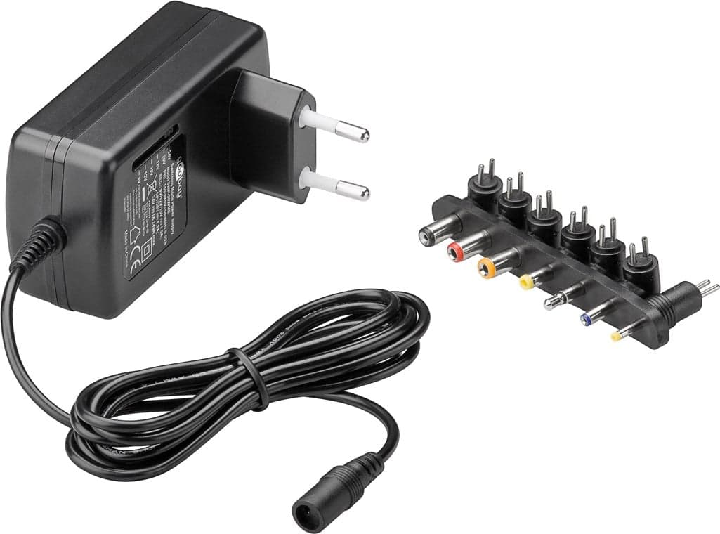 Alimentatore Switching 9-24 V Stabilizzato 1500mA Max 36W - Goobay IPW-NTS1500S