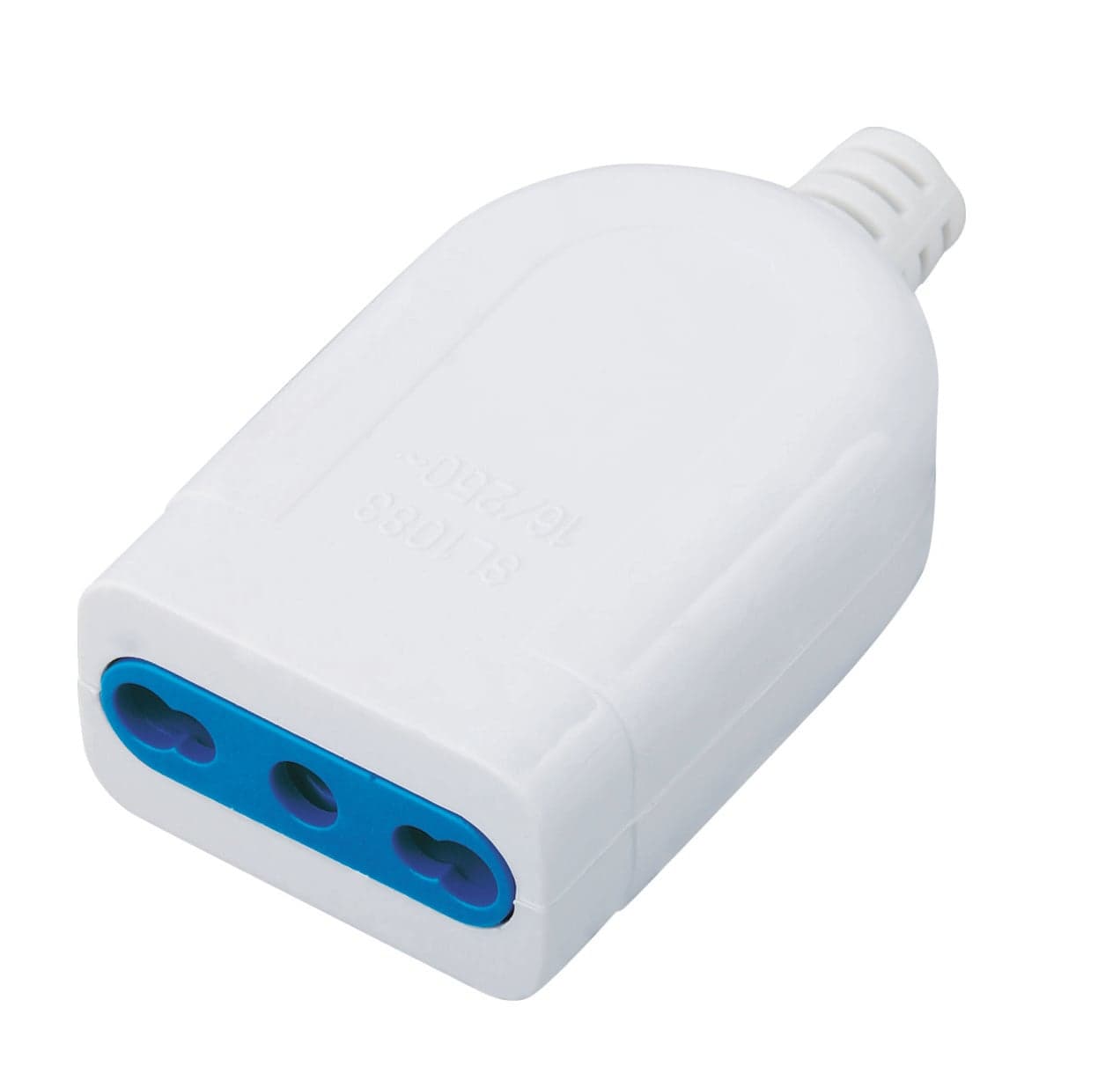 Presa 2P+T 16A Bipasso Bianco - Techly IPW-PR16-W