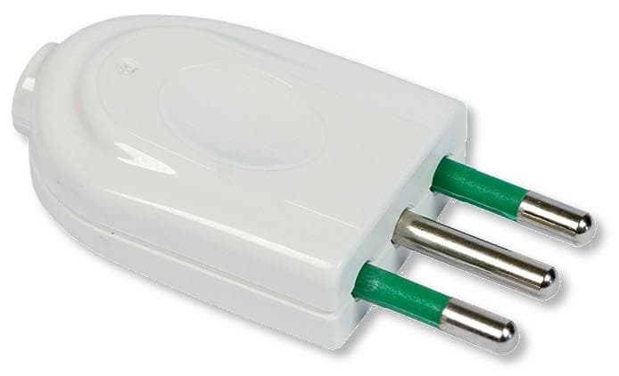 Spina 2P+T 10A Bianco - FME IPW-SP10-W