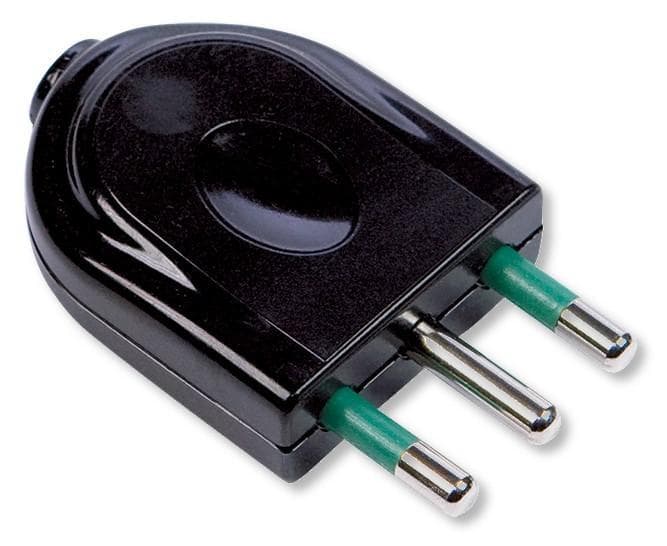 Spina 2P+T 16A Nero - FME IPW-SP16-BK