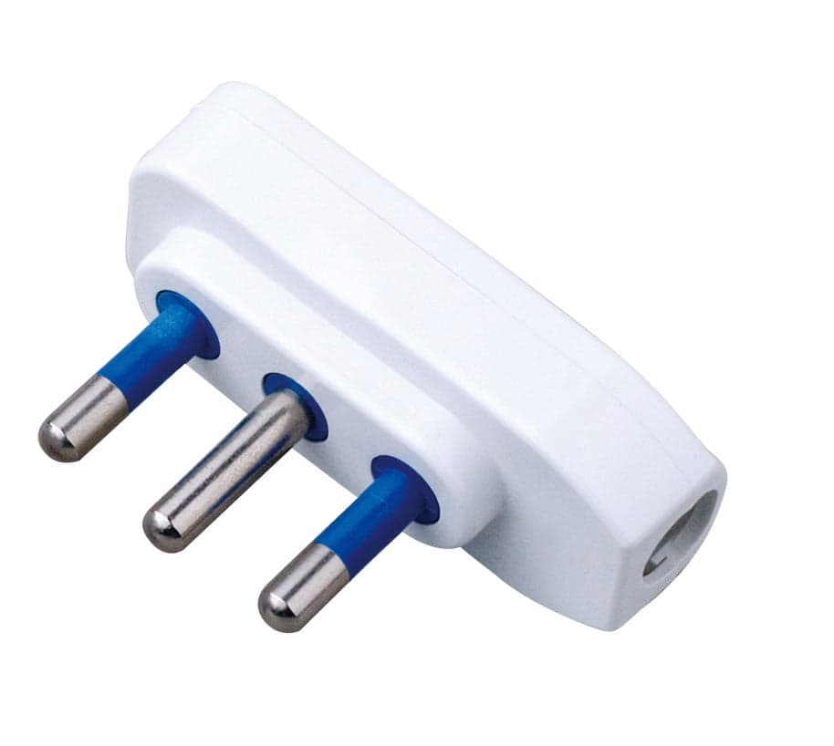 Spina ribassata 2P+T 16A Bianco - Techly IPW-SP16-WH9