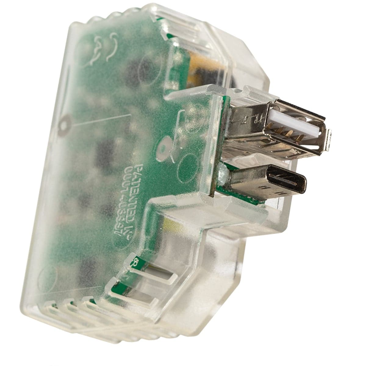 Alimentatore da incasso con attacco keystone 2 USB A e C - FME IPW-USB-242C