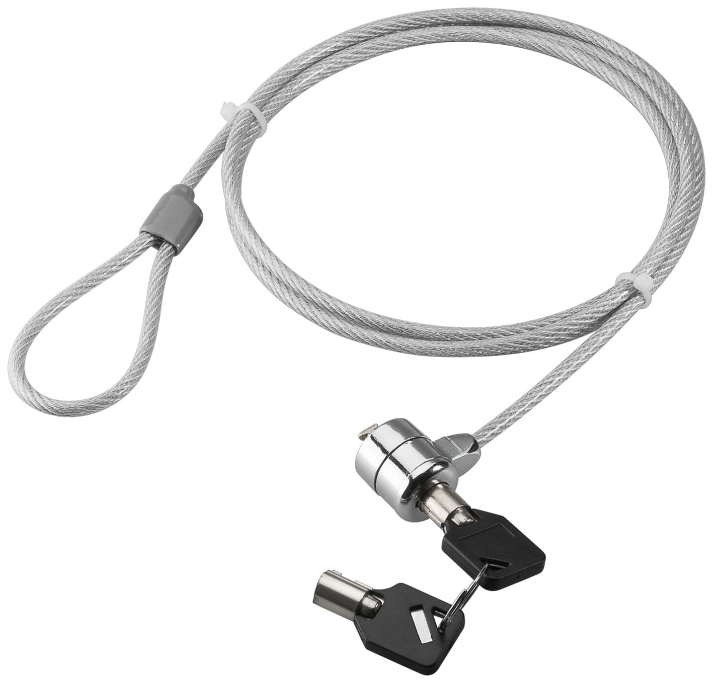 Cavo di Sicurezza in Acciaio con Lucchetto per Notebook - Techly IQ-LOK-08-KT