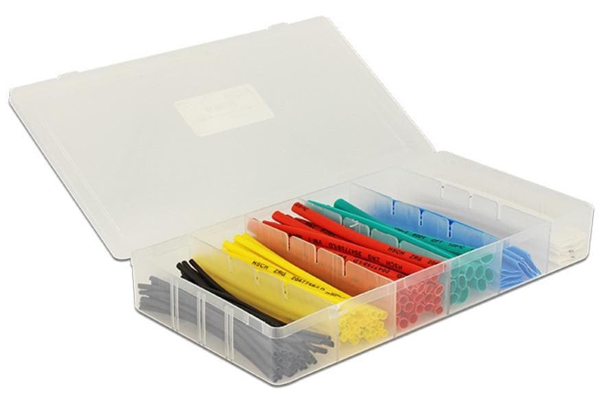 Kit 100 Tubi Termorestringenti Colorati per Cavi - Delock ISWT-TUBE100-SET