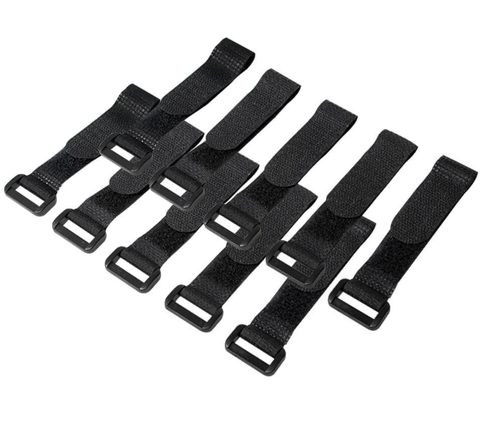 Fascette Fermacavo in Velcro Nero 10 Pezzi 150x20mm - Logilink ISWT-VEL10-BK