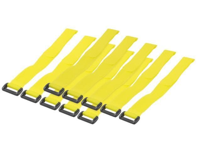 Fascette Fermacavo Gialle in Velcro Set da 10 pz - Logilink ISWT-VEL10-YE