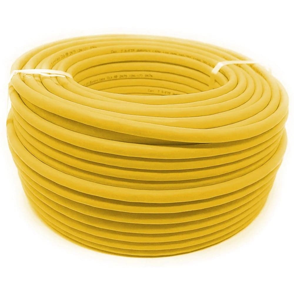 Matassa S/FTP Cavo Cat7A 100m Rigido PIMF Giallo - ITP10-PIMF-0100C