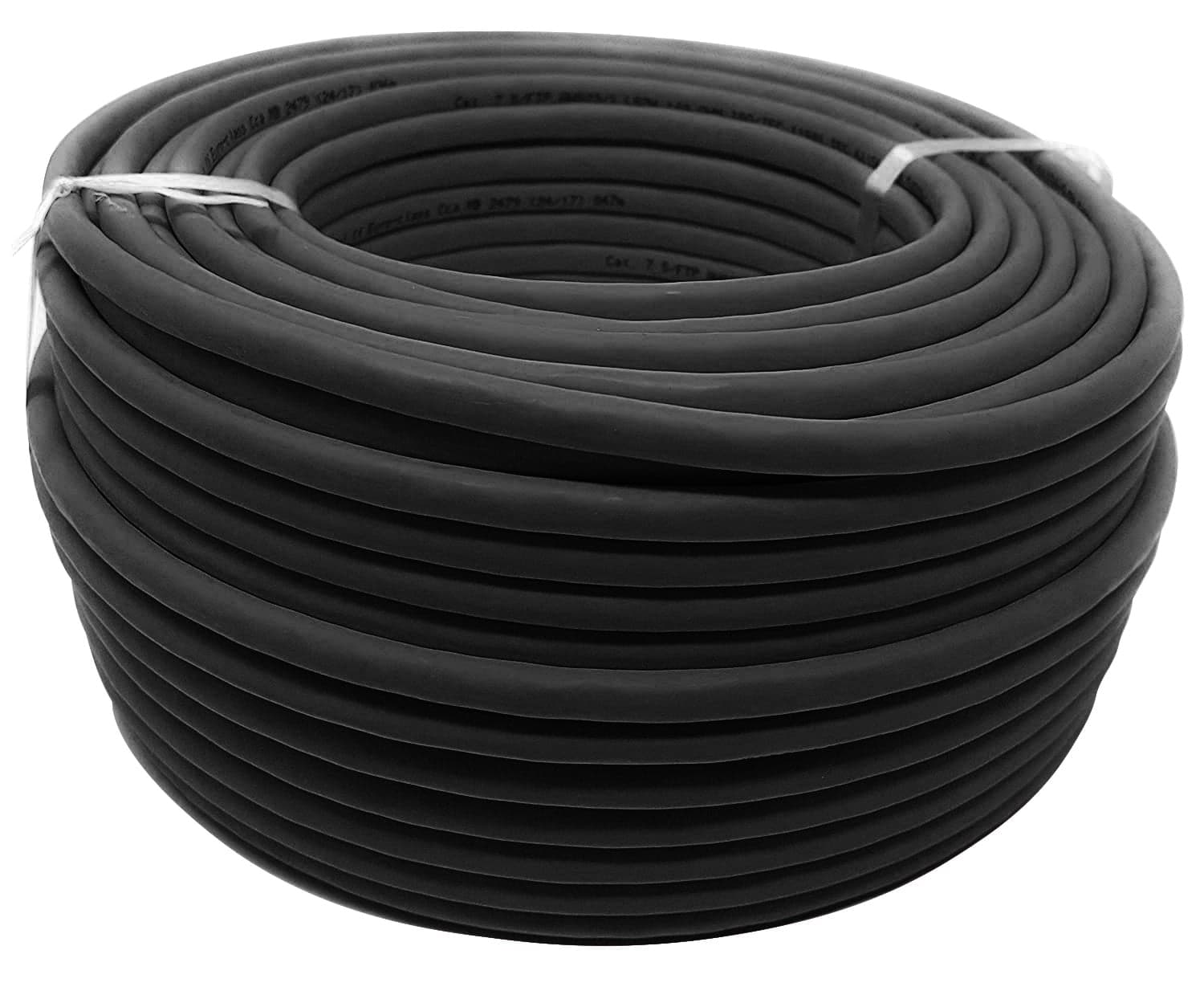 Matassa S/FTP Cavo Cat6 CCA per Esterni 100m Rigido Nero - Goobay ITP9-RIS-0100PE
