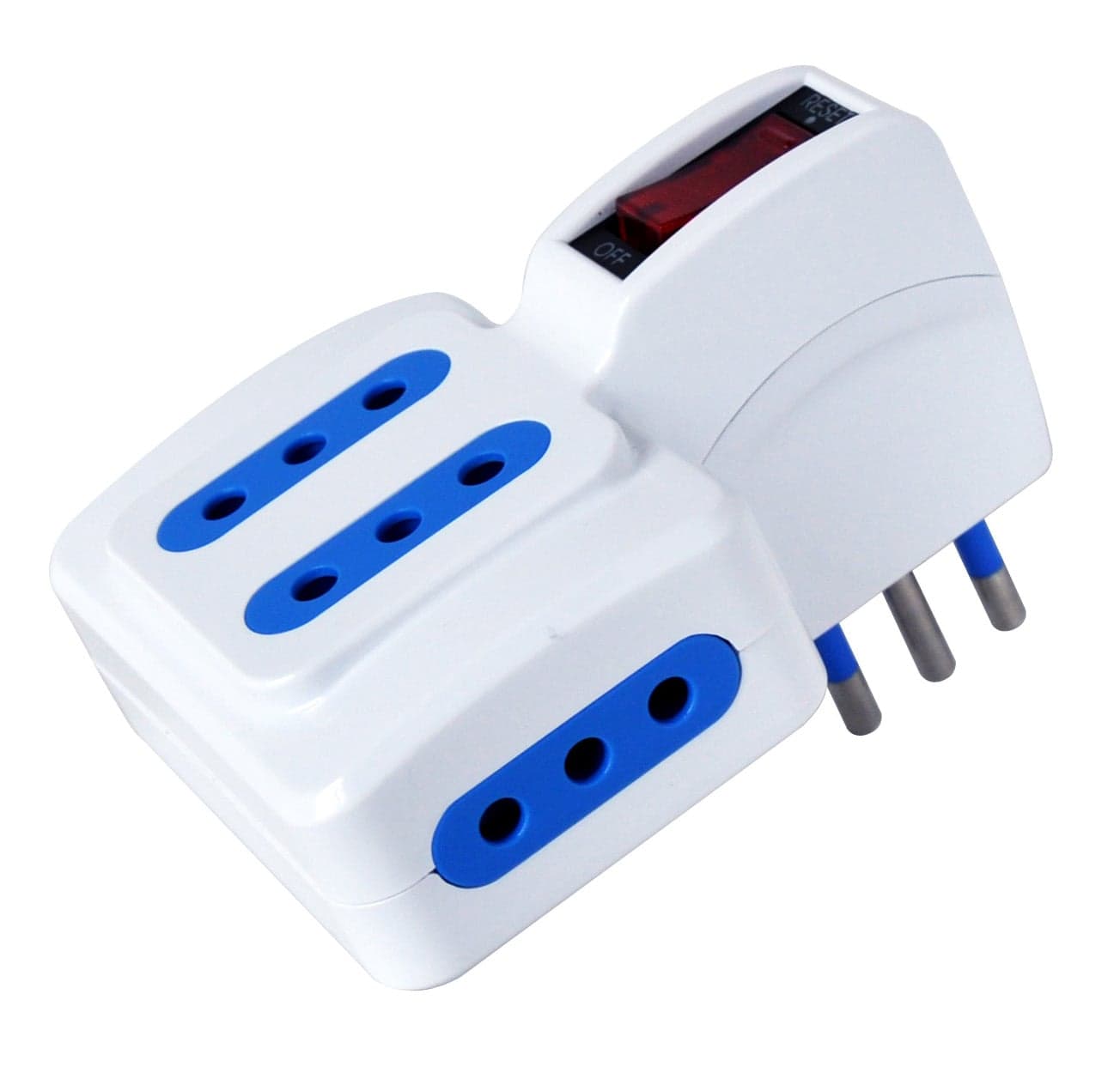 Adattatore 4 Prese Italiane 10A con Spina 10A - Techly IUPS-PCP-410SP10