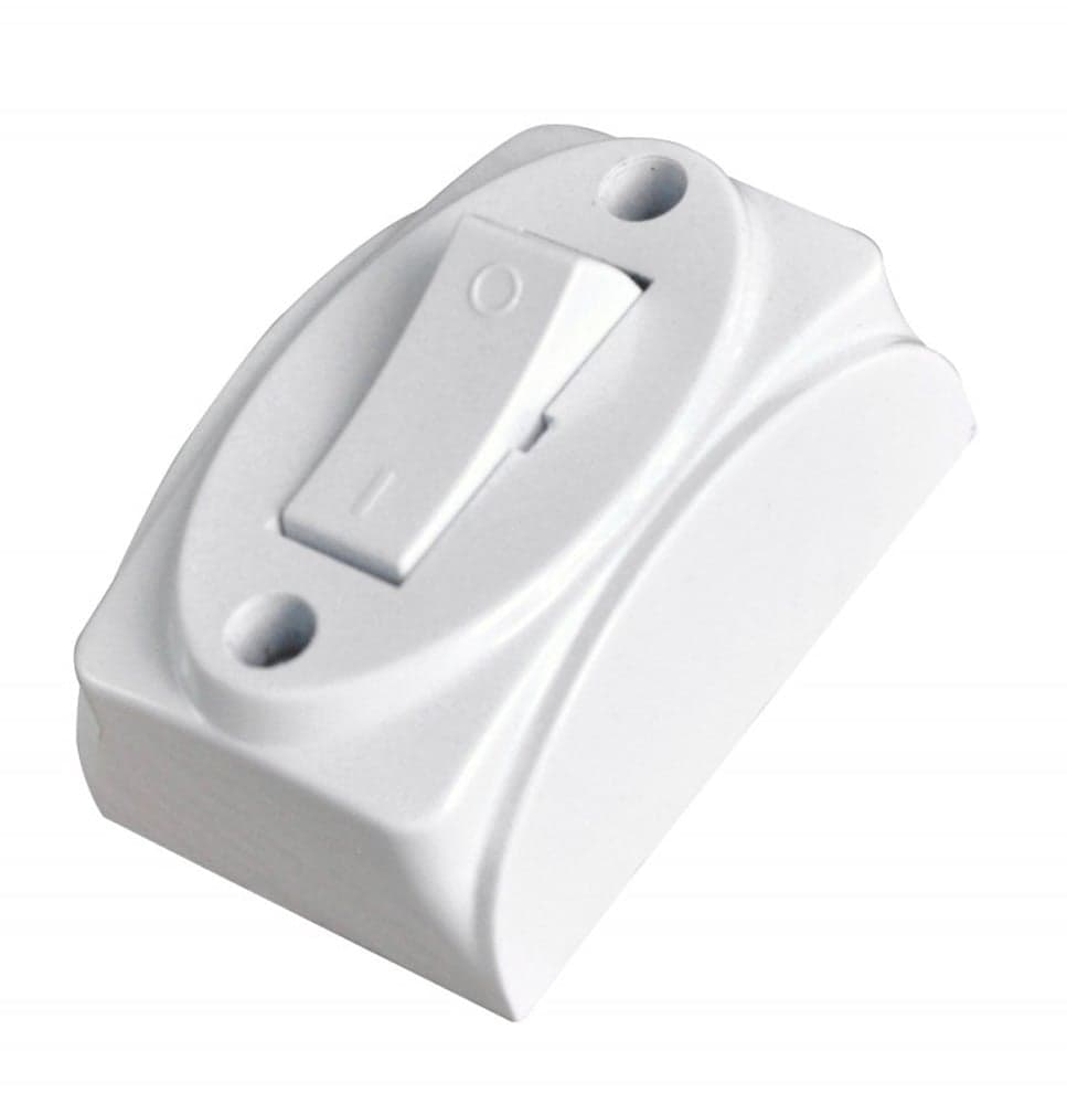 Interruttore di Corrente 2A 250V da Muro Bianco - Techly IUPS-PCP-SWIT