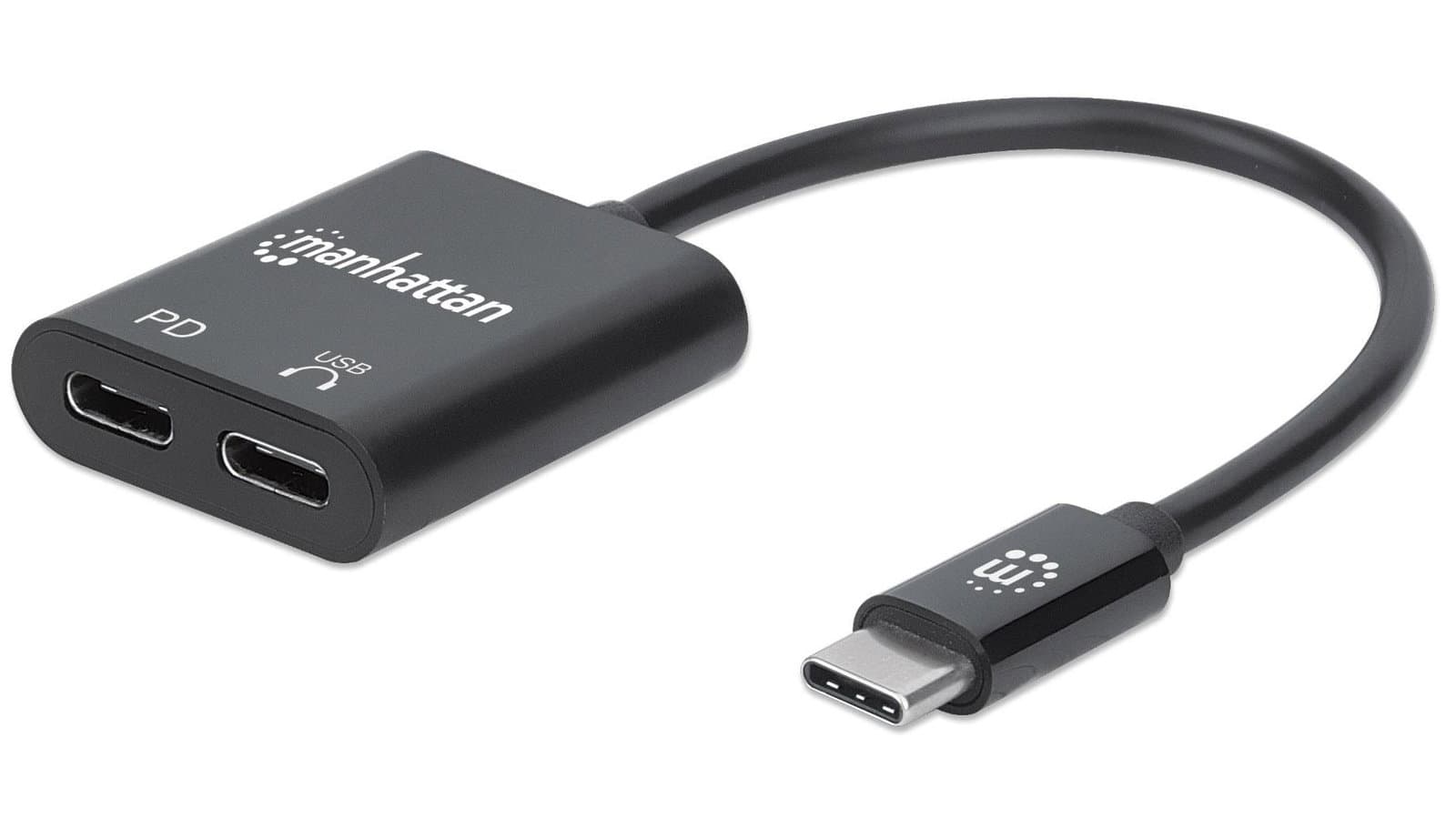 Adattatore Audio USB-C Maschio 2x USB-C Femmina - Manhattan IUSB-DAC-348