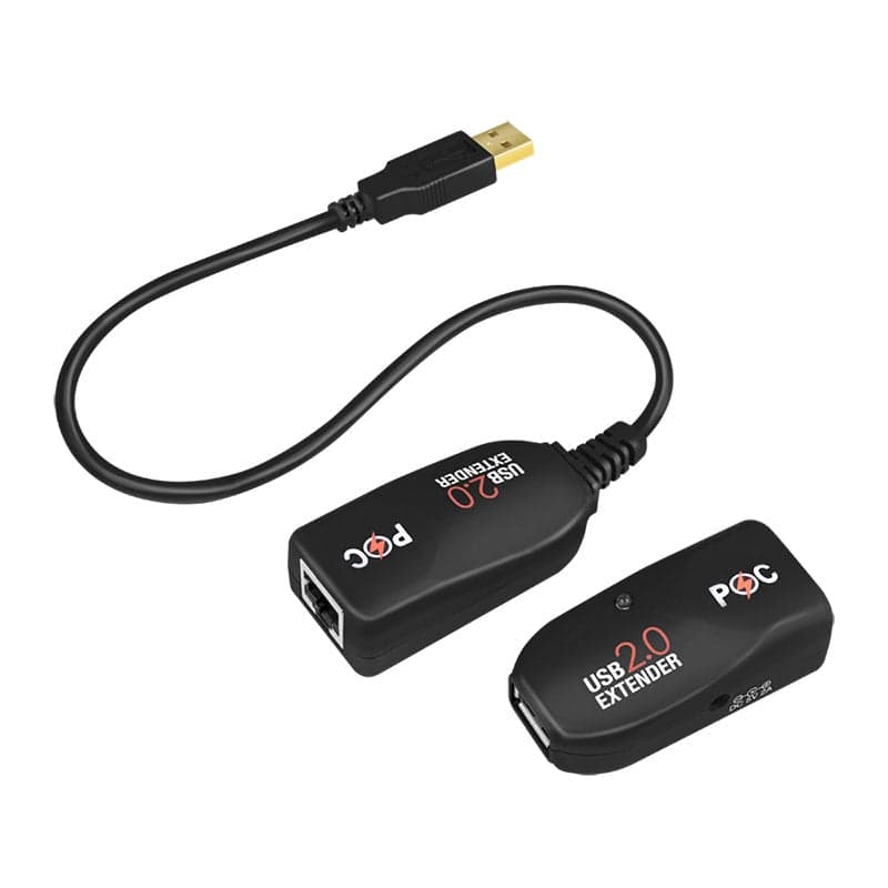 Extender USB Cat5E/Cat6 fino a 50m PoC Nero - Logilink IUSB-EXTEND-POEPL