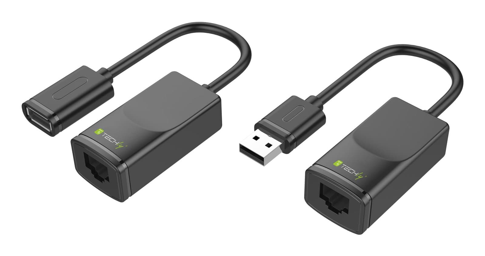 Extender USB su Cavo Cat5E/6 60m - Techly IUSB-EXTENDTY2
