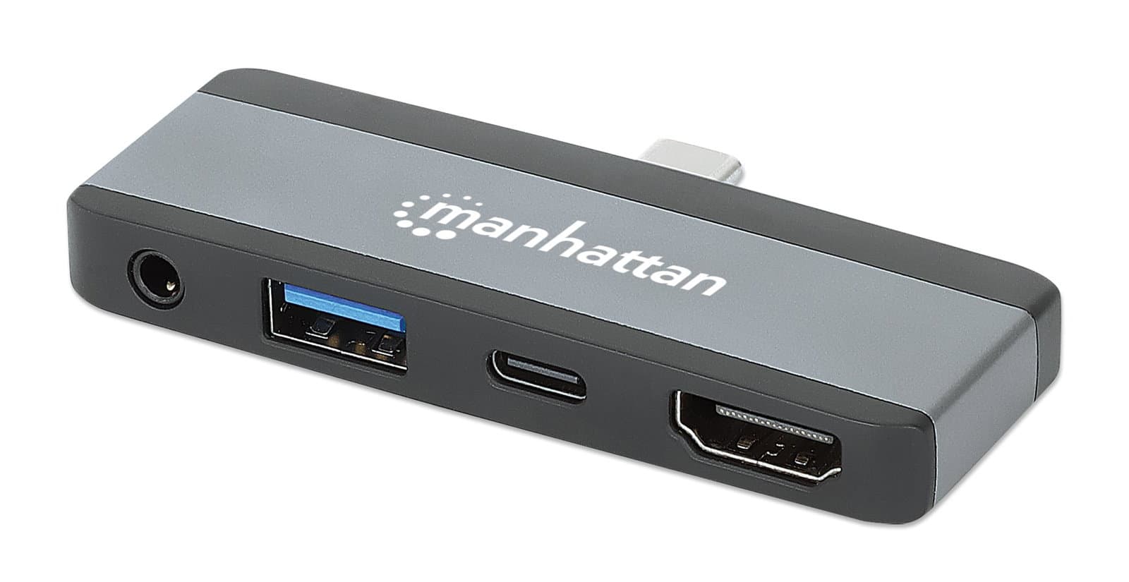 Docking Station USB-C 4-in-1 HDMI PD 100W 3.5mm - Manhattan IUSB32C-HUB4HPD35