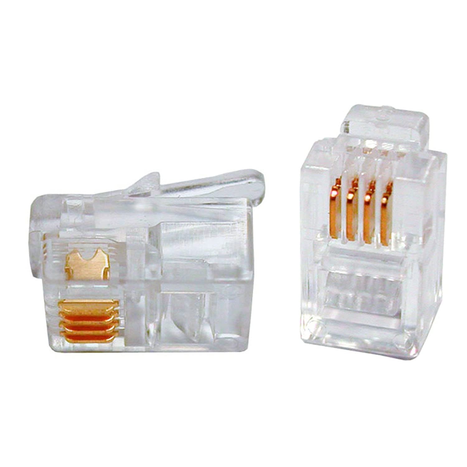 Plug Telefonico RJ14/RJ11 6 Poli 4 Contatti - Intellinet IWP-6P4C-1
