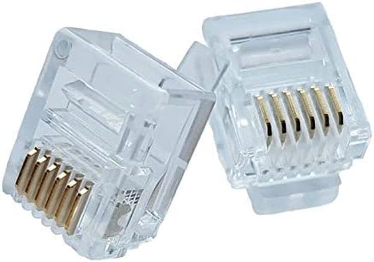 Plug Telefonico 6 Poli 6 Contatti RJ12 - Intellinet IWP-6P6C-1