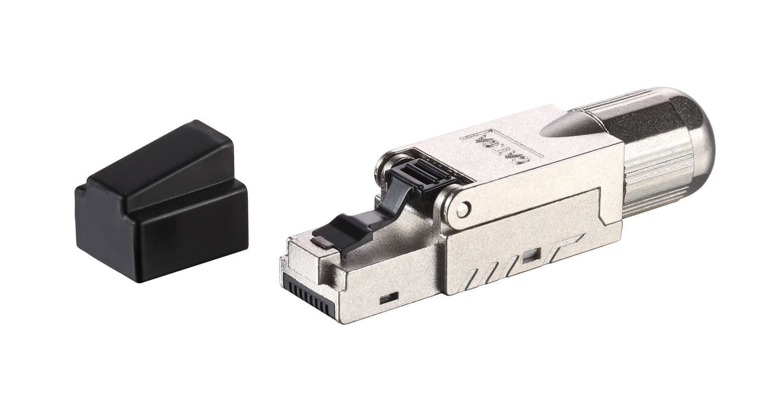 Plug RJ45 Cat6A Schermato STP Tooless - Techly Professional IWP-8P8C-CAT6AST