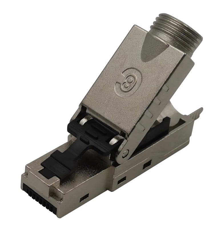Plug RJ45 Cat8.1 schermato STP EconLine - Techly Professional IWP-8P8C-CAT81STY