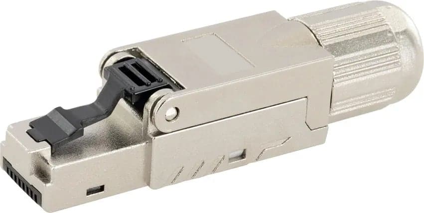 Plug RJ45 Cat8 Schermato STP Tooless - Techly Professional IWP-8P8C-CAT8STY
