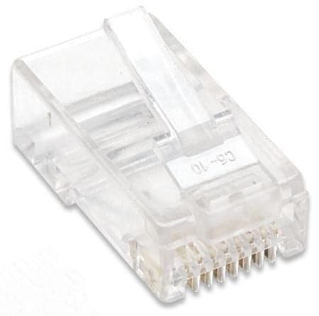 Plug Modulari RJ45 Cat5E per Cavo Rigido UTP - Intellinet IWP-8P8C-ITP7
