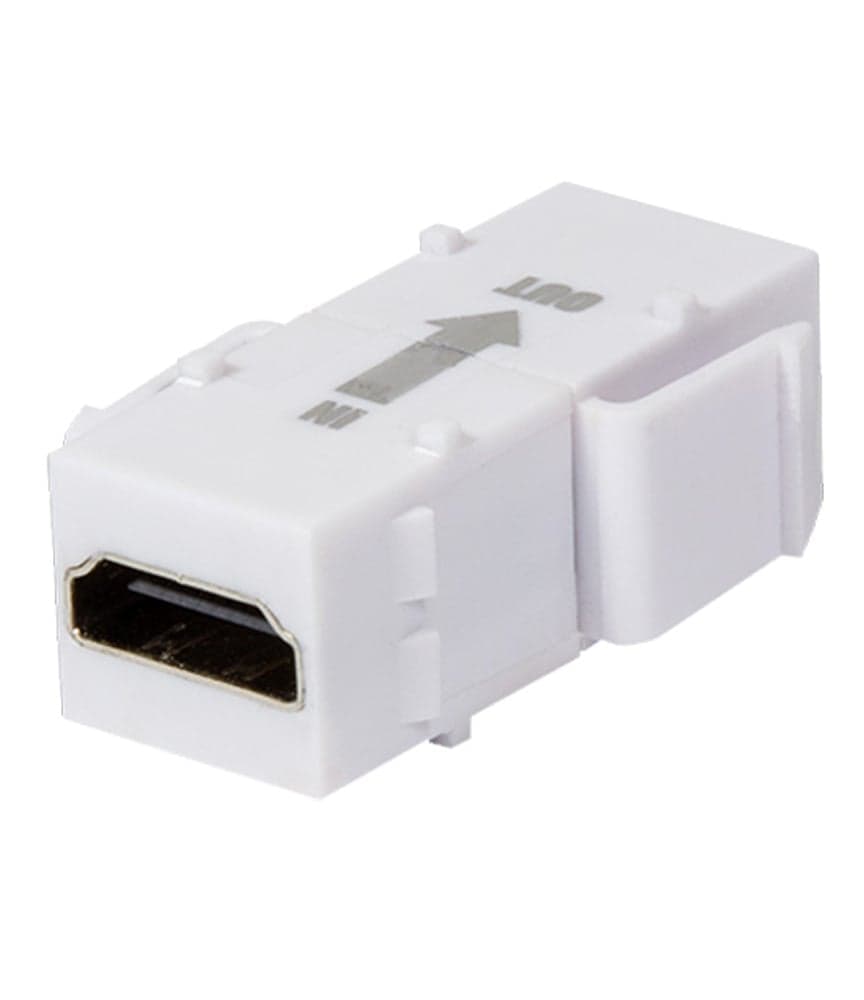 Accoppiatore keystone HDMI con ripetitore bianco - Logilink IWP-ADAP-HDRIPW