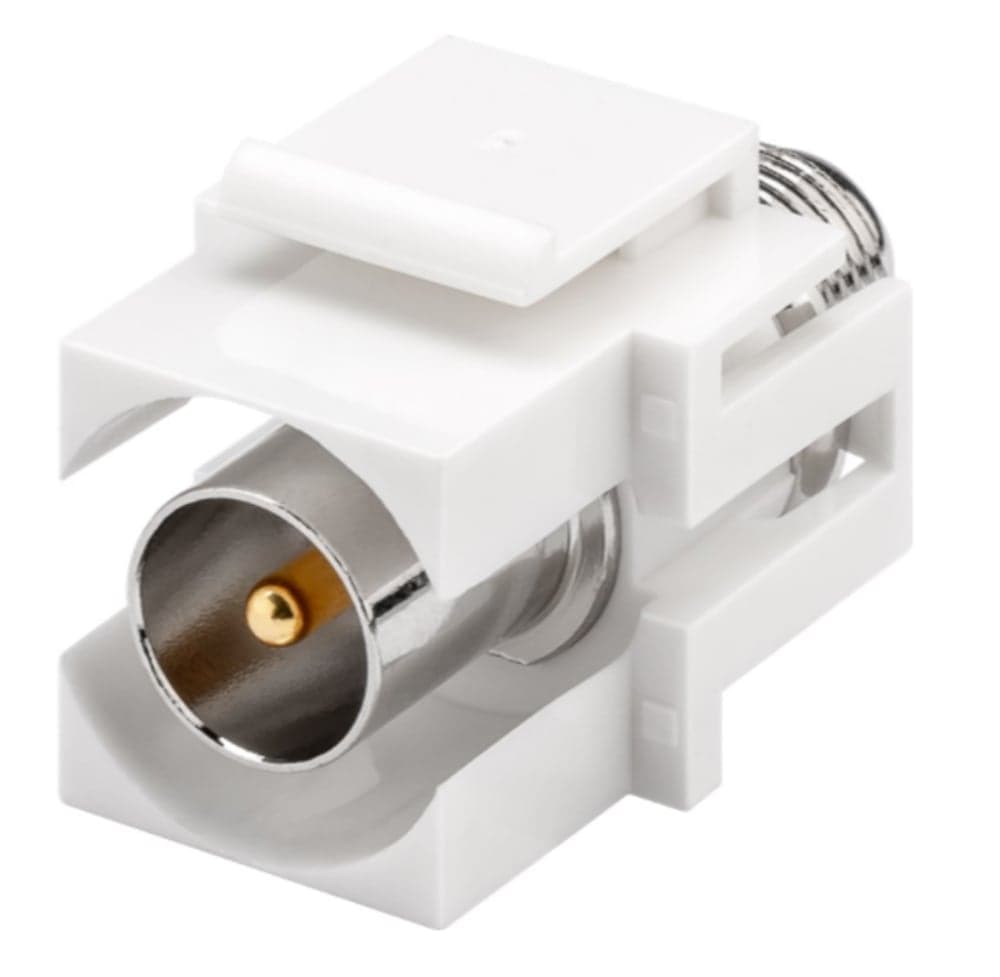 Modulo Keystone SAT antenna coassiale M, montaggio ad incasso - Goobay IWP-ADAP-SAT-CMI