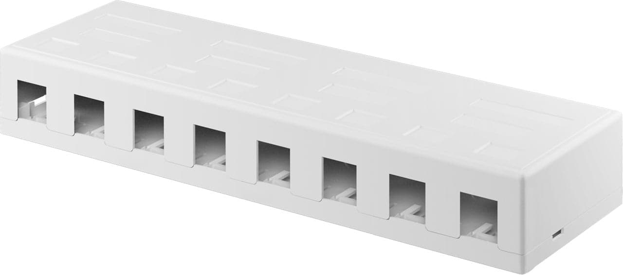Box di Distribuzione 8 Porte Keystone - Goobay IWP-BOX SC-8