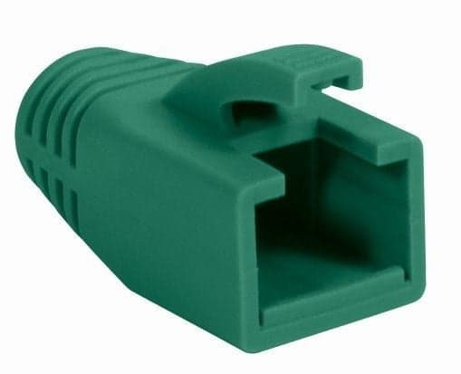 Copriconnettore per Plug RJ45 Cat6 8mm Verde - Intellinet IWP-CBOOT-GRE8