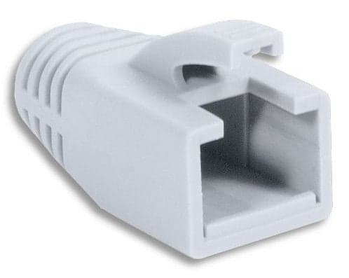 Copriconnettore per Plug RJ45 Cat6 8mm Bianco - Intellinet IWP-CBOOT-WHI8