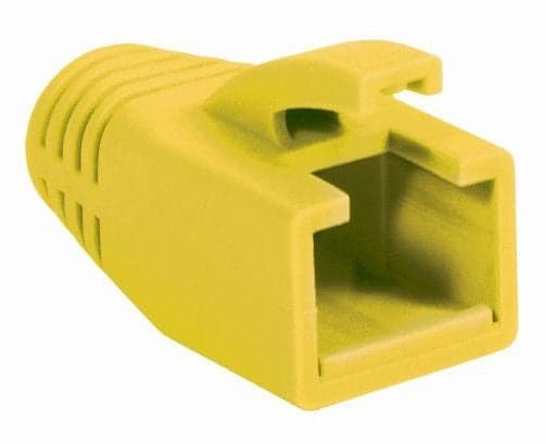 Copriconnettore per Plug RJ45 Cat6 8mm Giallo - Intellinet IWP-CBOOT-YEL8