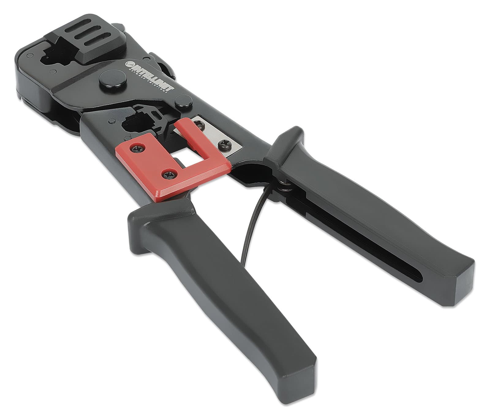 Pinza Multifunzione per Crimpare Reti RJ11, RJ12, RJ45 - Intellinet IWP-HT 300U