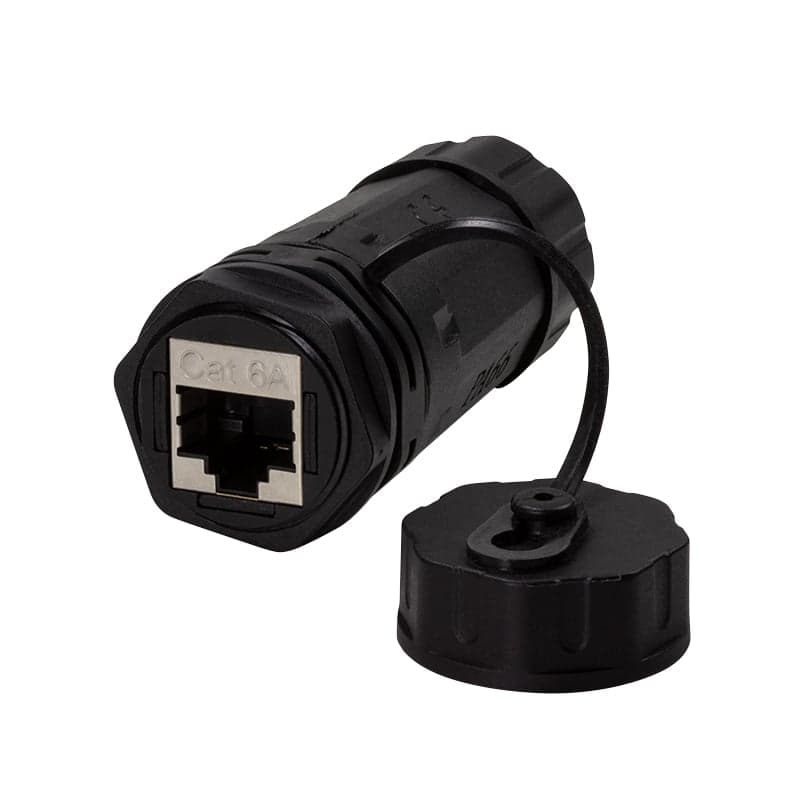 Accoppiatore RJ45 Cat6A IP68 con Passacavo per Uso Esterno - Techly Professional IWP-MD C6A-IPGLT