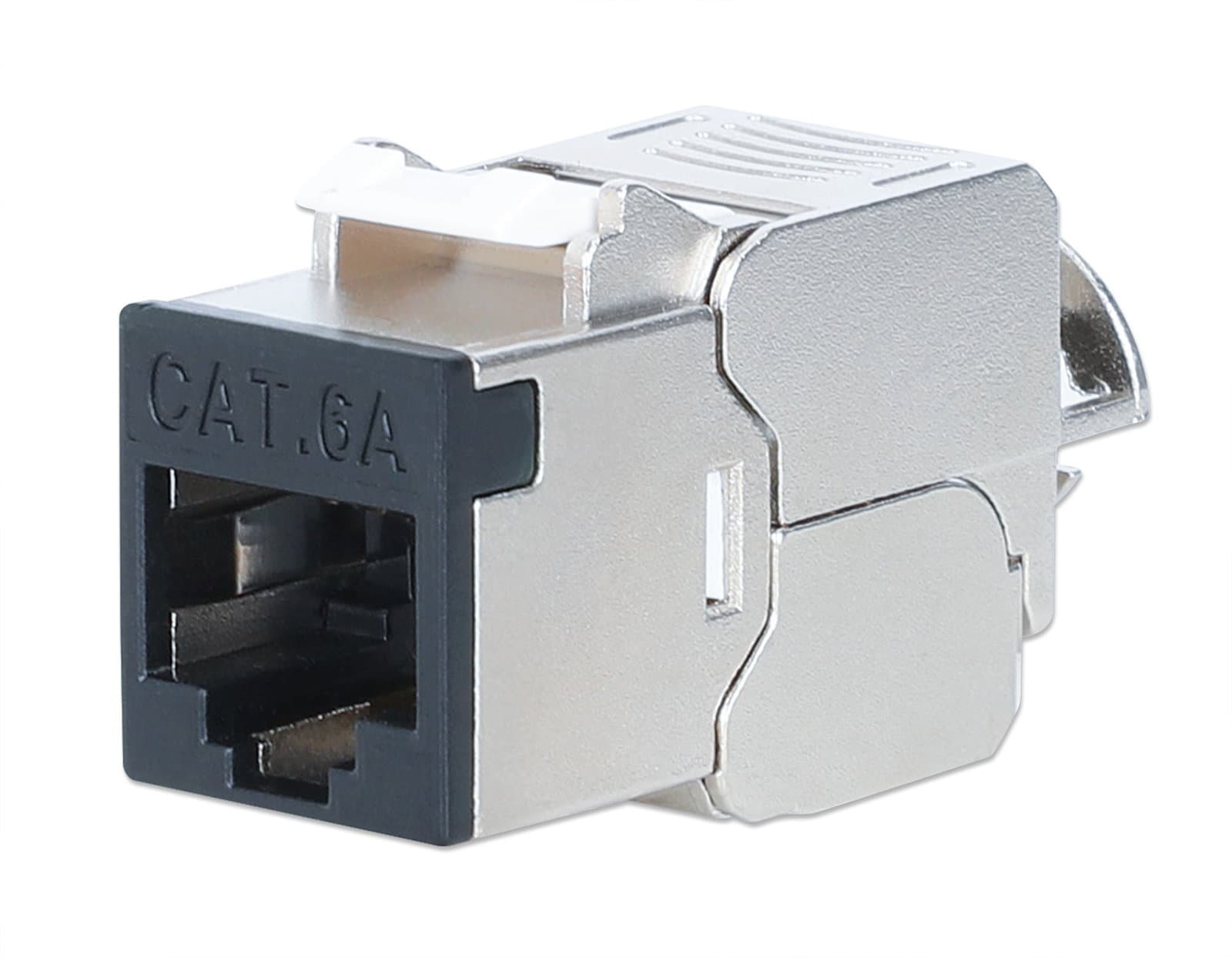 Frutto Keystone RJ45 Cat6A 10G Slim STP Toolless Nero - Intellinet IWP-MD C6A/STBK