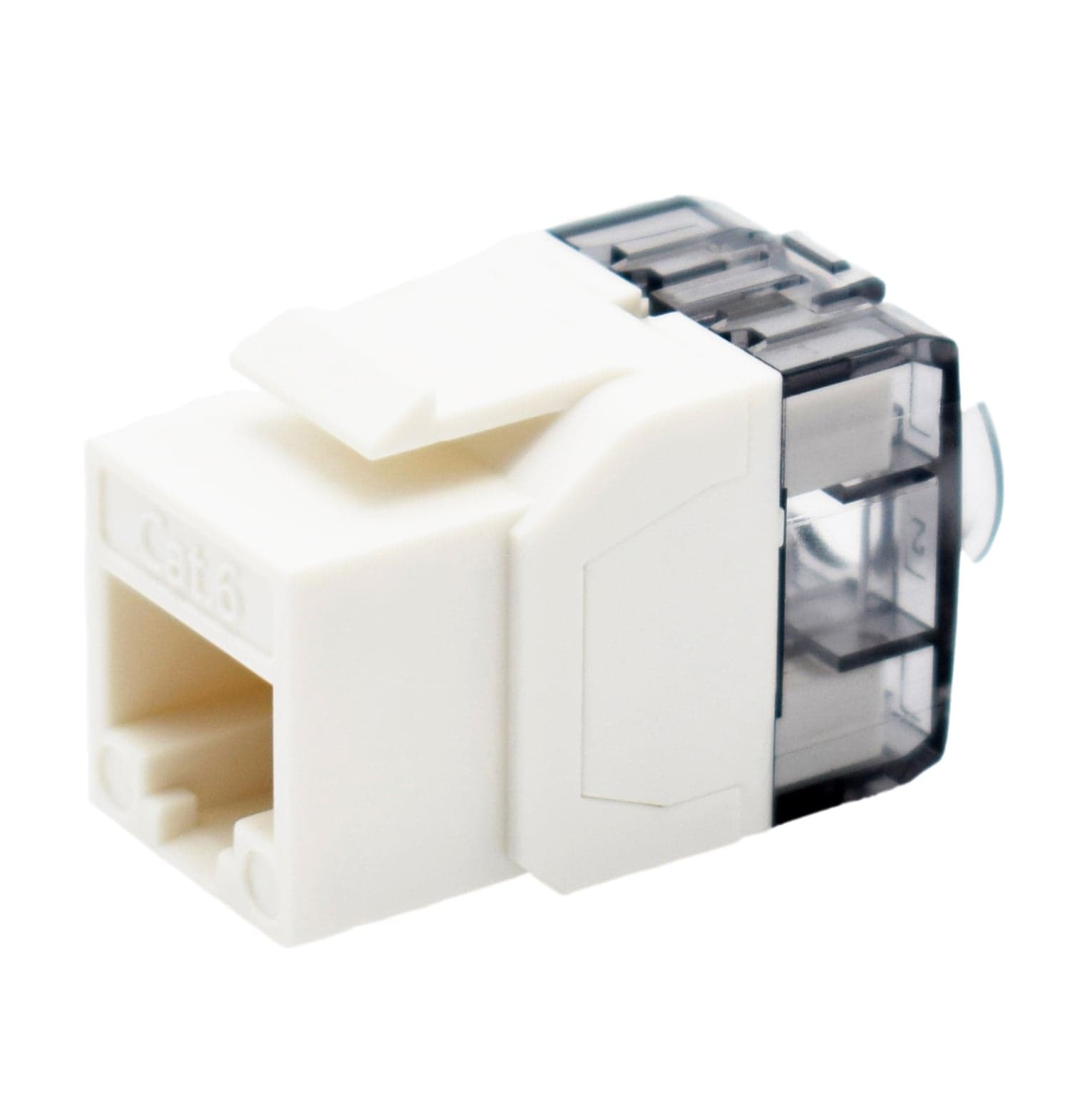 Frutto Keystone RJ45 Cat6 UTP 180° Toolless Bianco - Intellinet IWP-MD C6/180WI