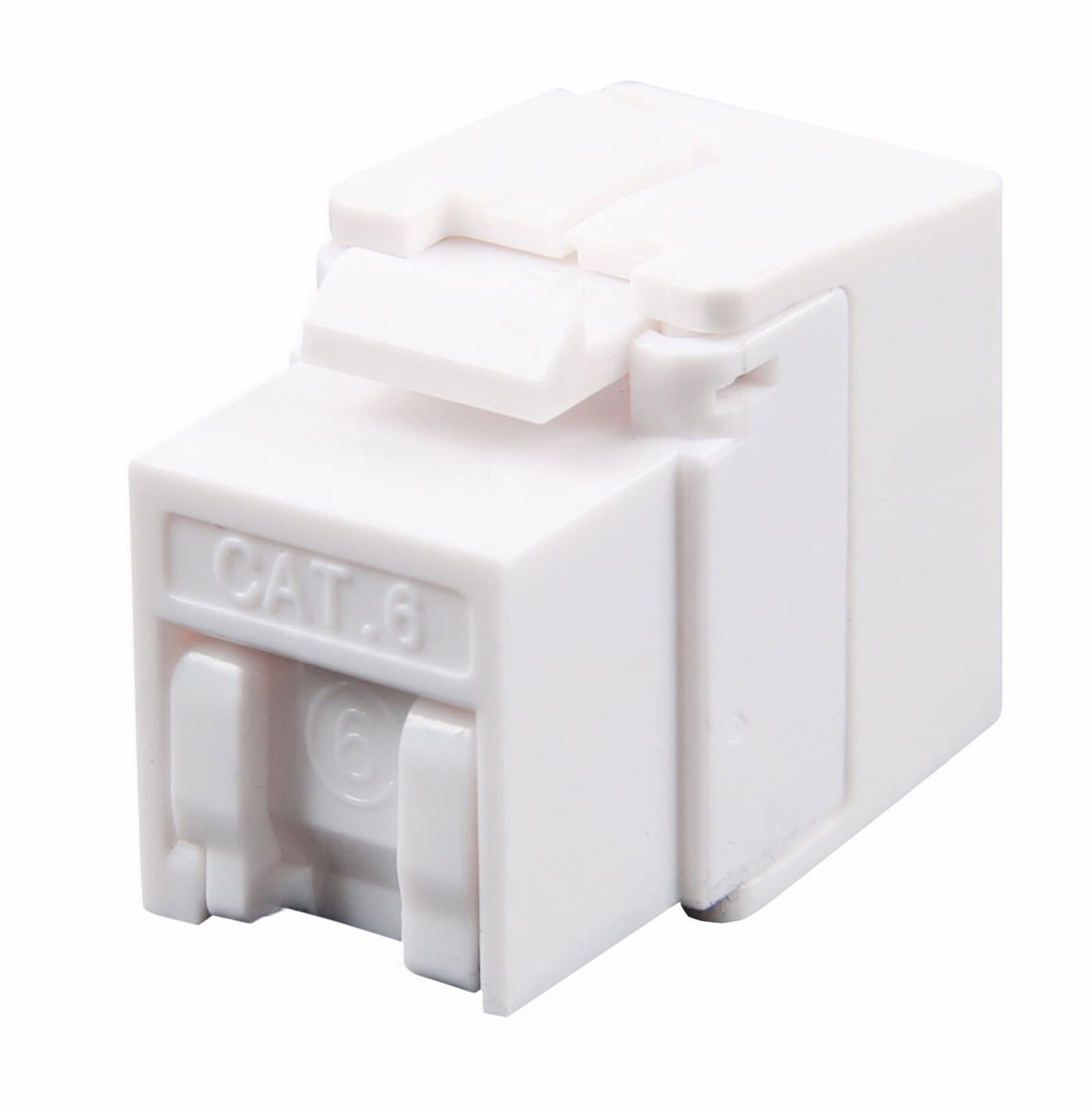 Frutto Keystone RJ45 Cat6 UTP 180° Toolless con Otturatore - Intellinet IWP-MD C6/180WSH