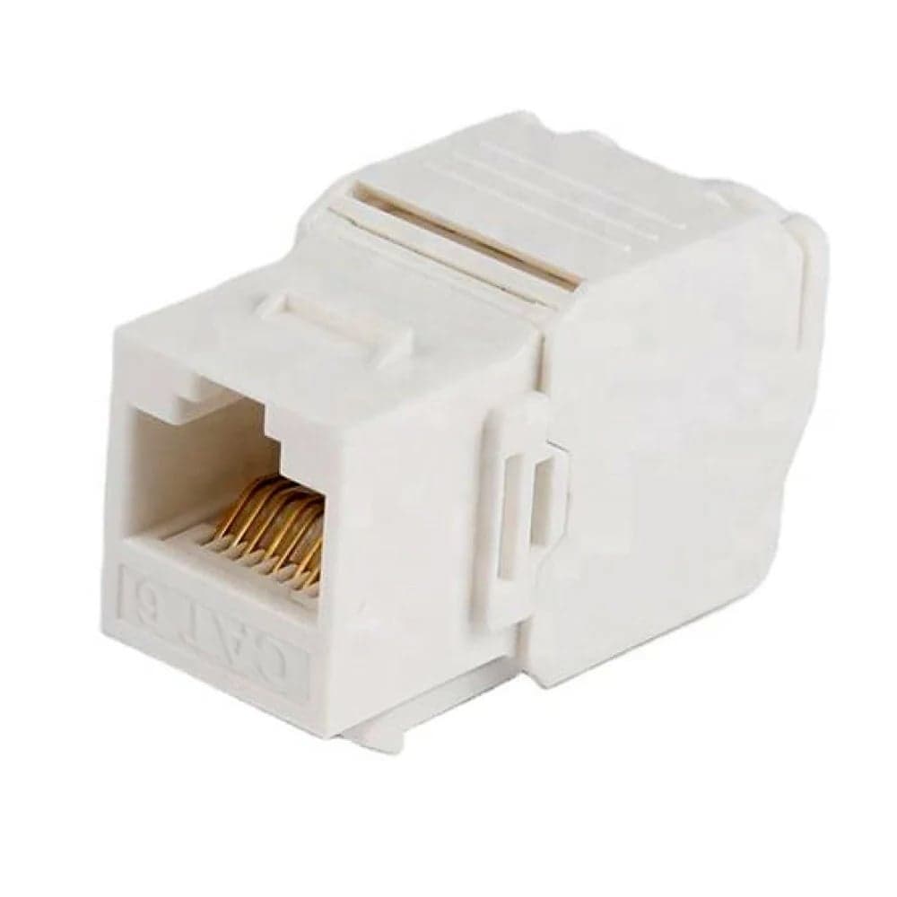 Frutto keystone RJ45 UTP Cat6 tooless bianco - Techly Professional IWP-MD C6/TLUT