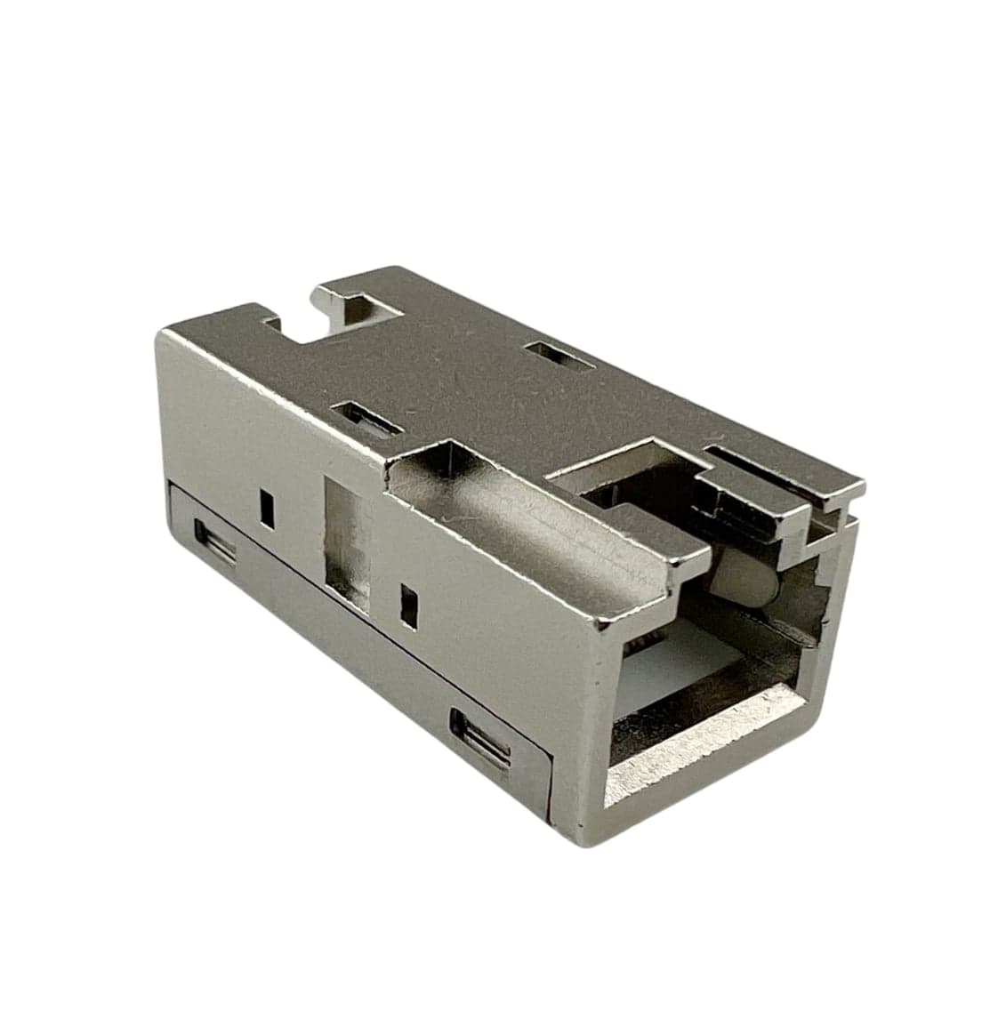 Accoppiatore RJ45 Cat6A 8P8C Femmina/Femmina 10G STP Silver - Techly Professional IWP-MD F/F-C6ALT