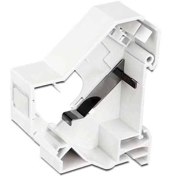 Adattatore su barra DIN per modulo RJ45 Keystone Schermato - Delock IWP-MD KEY-RAILEG