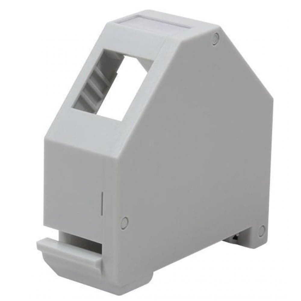 Adattatore keystone RJ45 per Barra DIN, plastica non schermato - TECHLY PROFESSIONAL IWP-MD KEY-RAILU