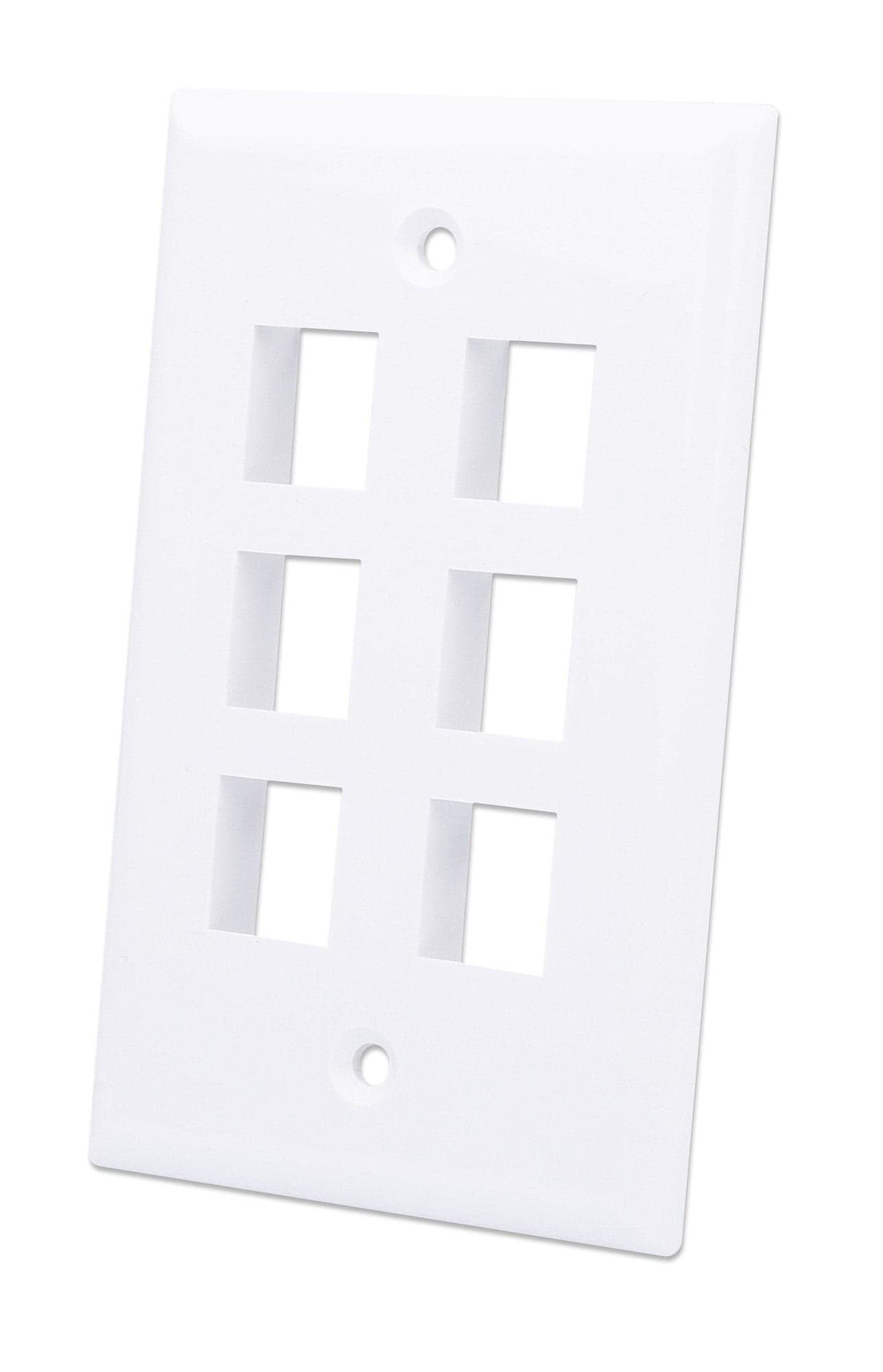 Placca porta frutti 6 posti mod. 503 bianca - Intellinet IWP-MD PSTR-6W