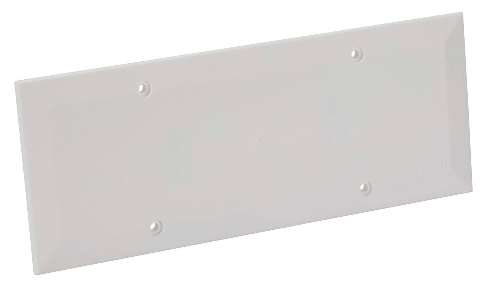 Coperchio Ribassato con Viti per Scatola da Incasso Rettangolare 6/7 Moduli Bianco - FME IWP-MD PSTR-COV6M